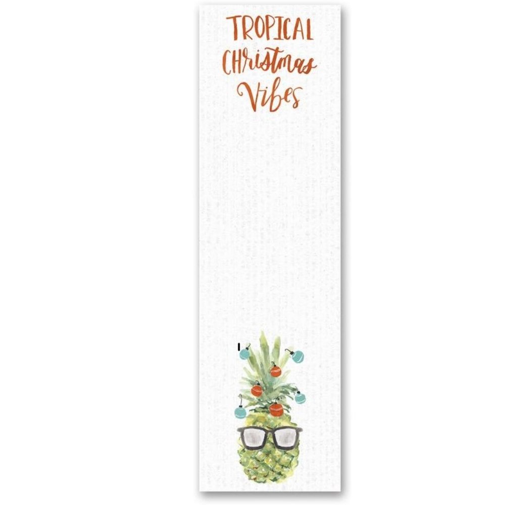 Tropical Christmas Vives Magnetic List Notepad